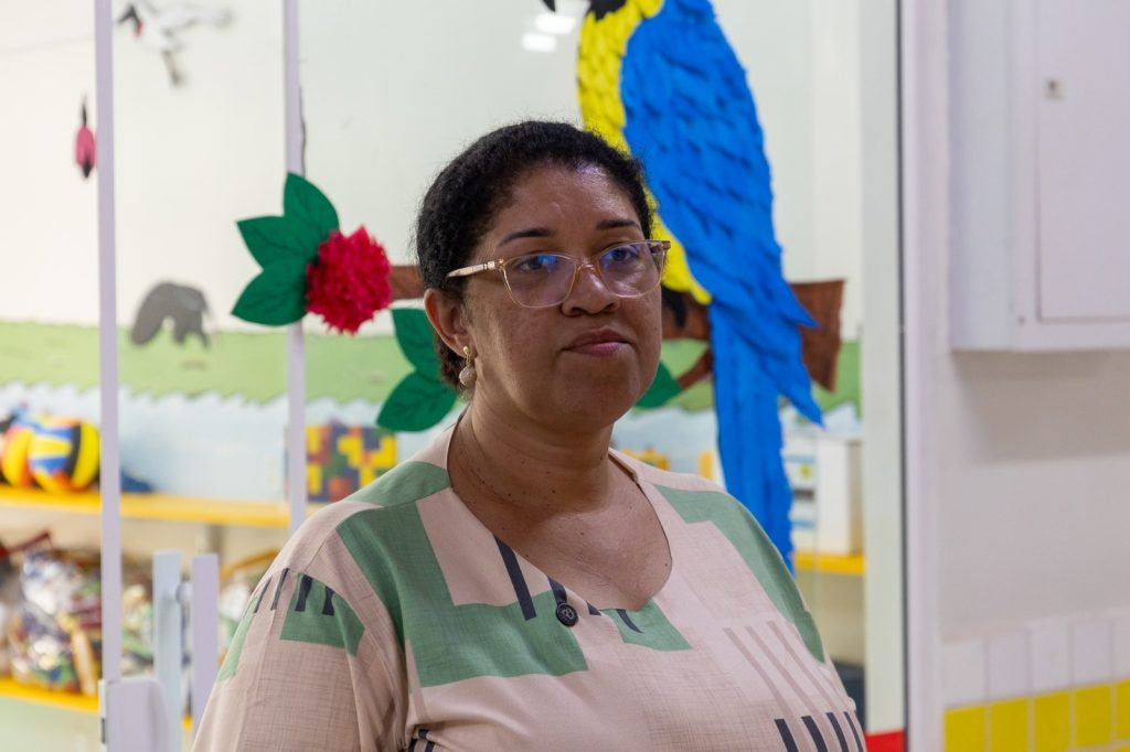 Maria do Carmo, diretora: “Eu vejo agora um olhar muito sensível para a educação". Foto – Ednilson Aguiar
