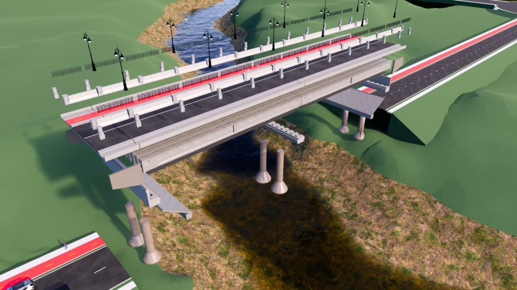 Ponte sobre o Ribeirão Arareau vai conectar Vila Aurora ao Centro de Rondonópolis.